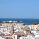 cadiz urban skyline against clear sky