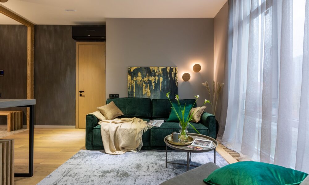 modern design of an apartment flat