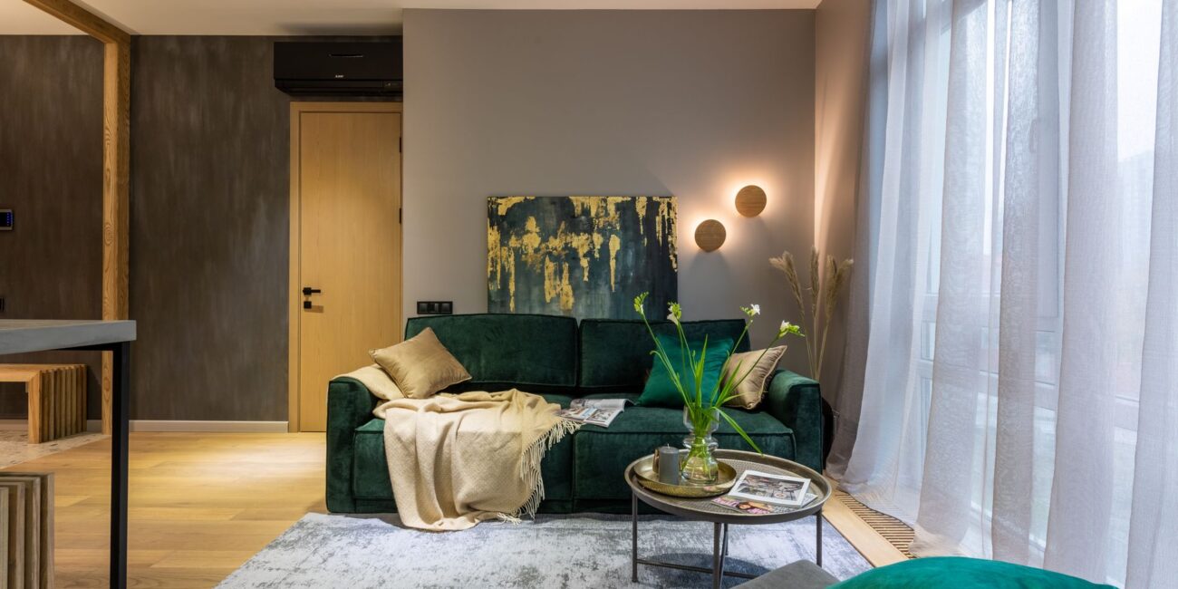 modern design of an apartment flat