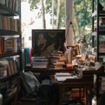 bundle of books on a room